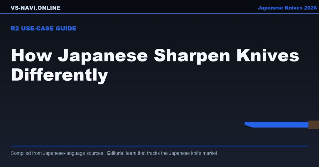 How Japanese Sharpen Knives Differently: 5 Techniques Western Cooks Miss