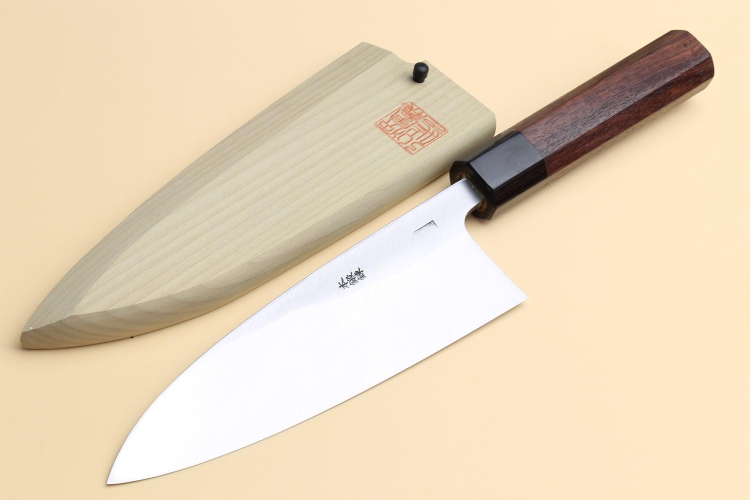 Yoshihiro Hongasumi deba rosewood shitan wa-handle detail