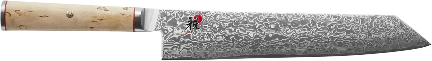 Miyabi Birchwood SG2 kiritsuke knife with 101-layer flower Damascus blade