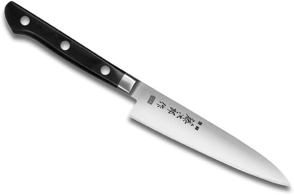 Tojiro DP Petty riveted laminate handle and stainless bolster