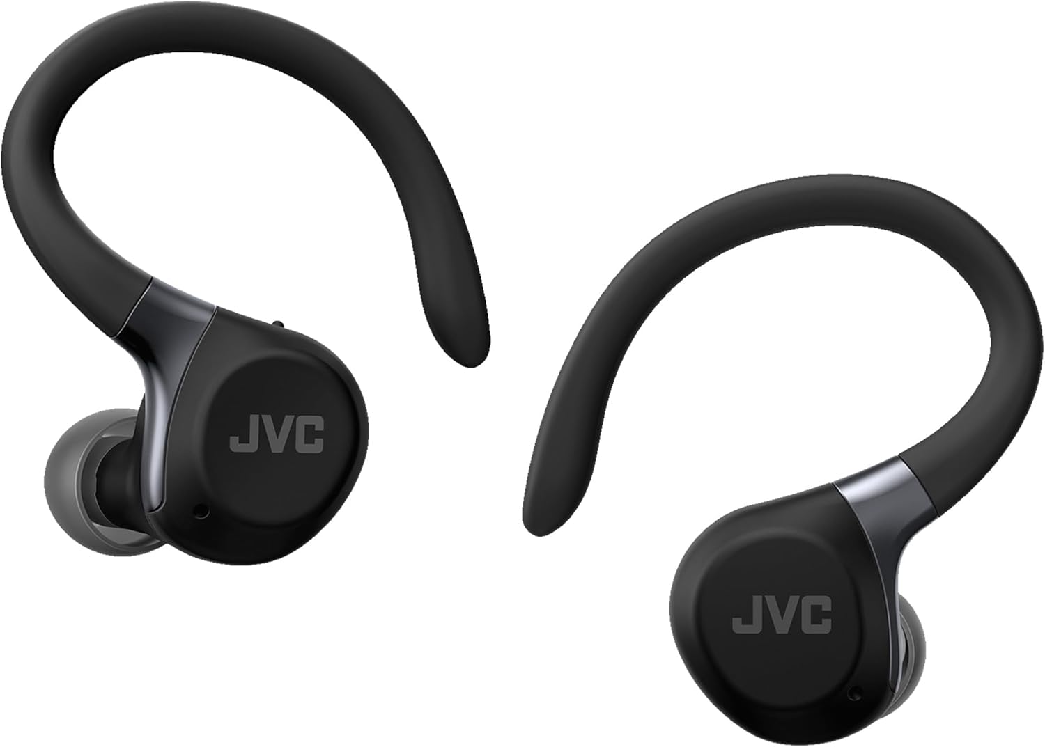 JVC Fitness Series earbuds in use