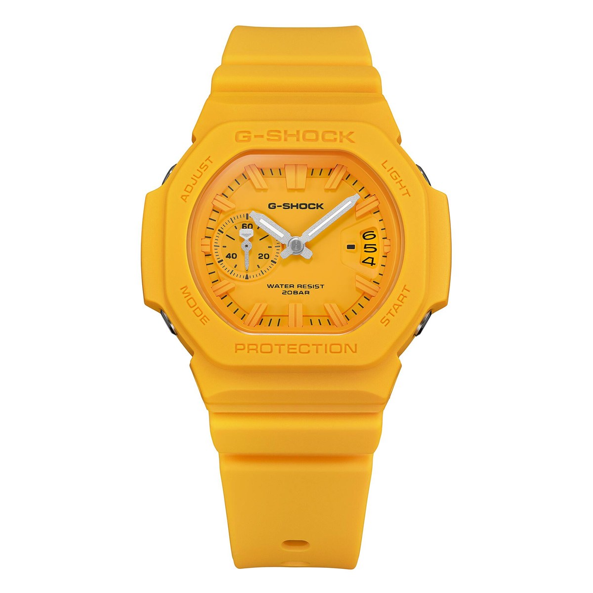 Casio G-SHOCK GAC2500-9A yellow resin analog watch