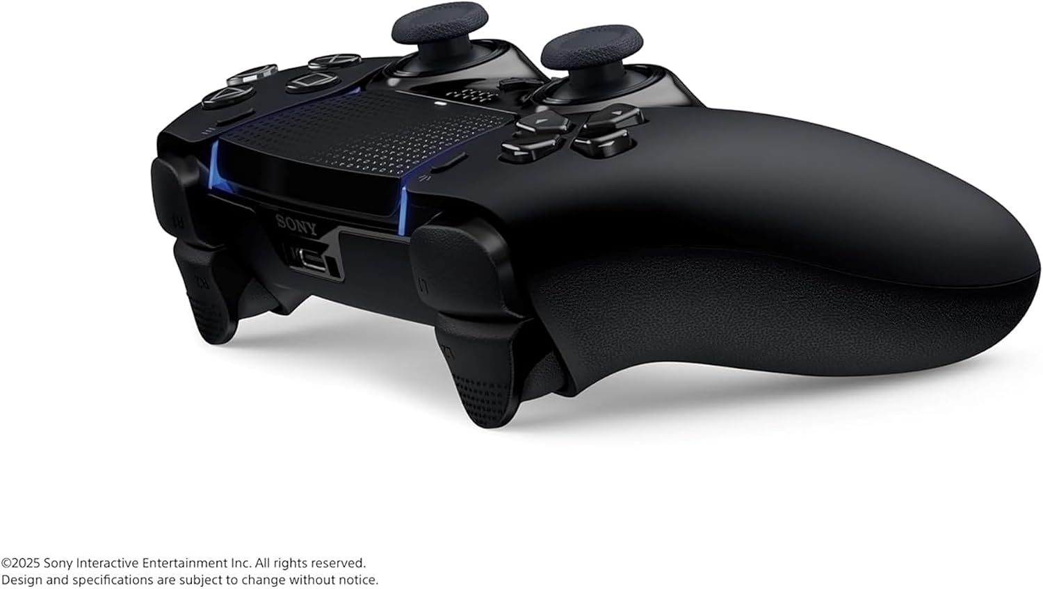 DualSense Edge Midnight Black controller side view