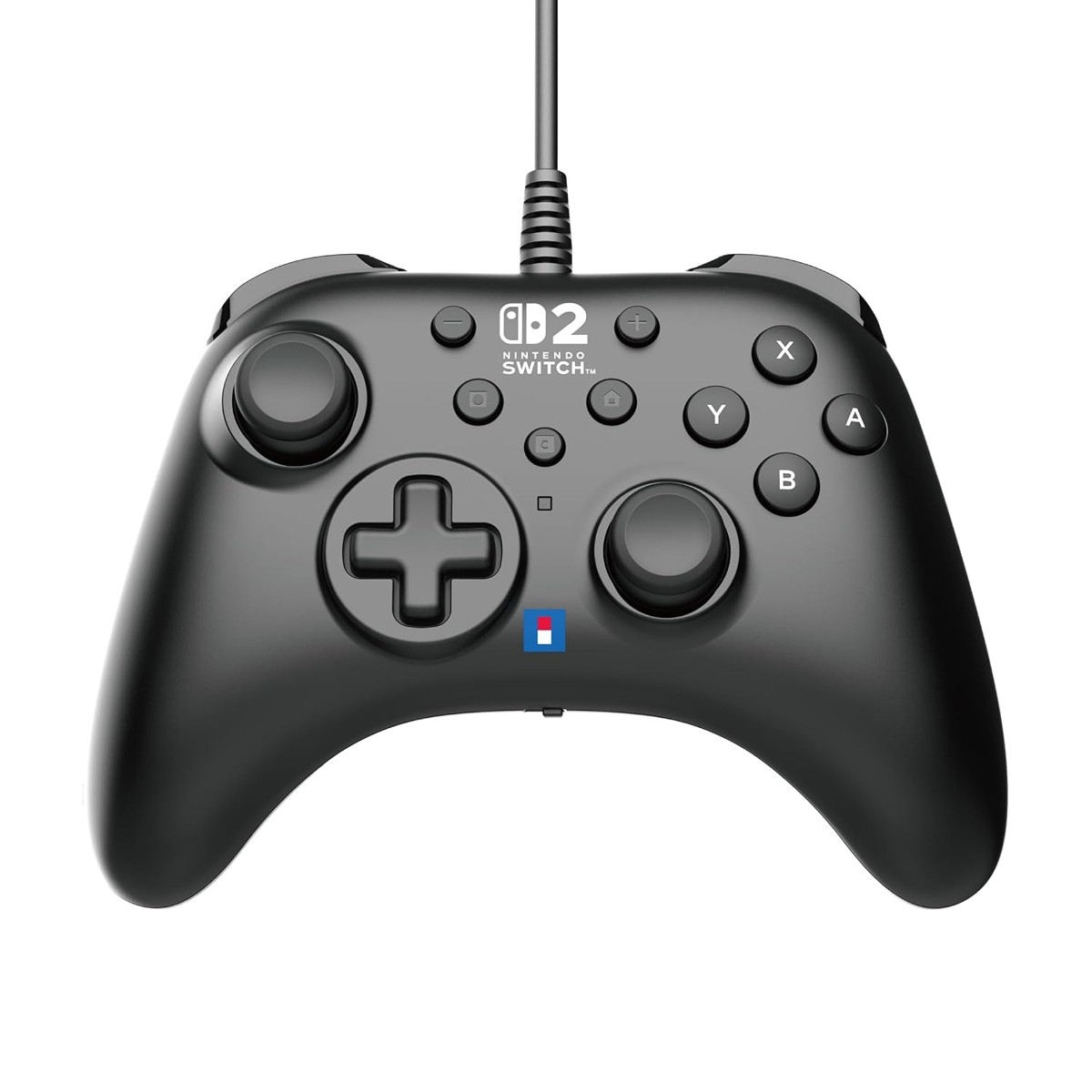 HORI HORIPAD Turbo wired controller for Switch 2, front view