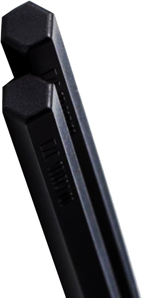 Close-up of the hexagonal black handles of the Kai SELECT100 saibashi
