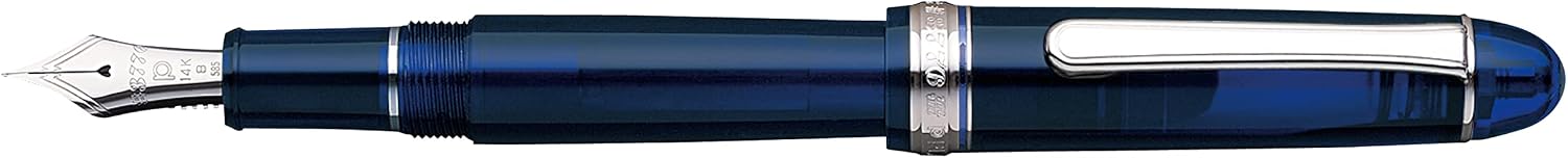 Side view of the Chartres Blue 3776 Century with the cap posted