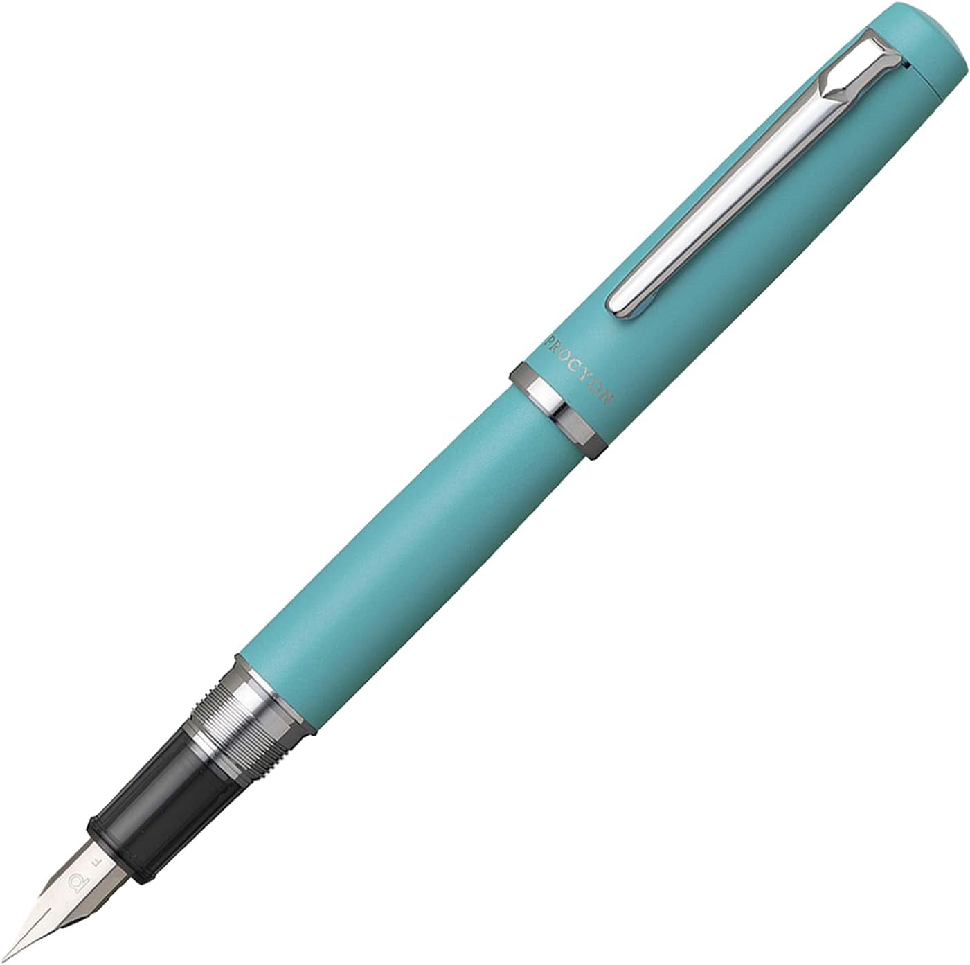 Platinum Procyon in turquoise blue with silver-tone trim