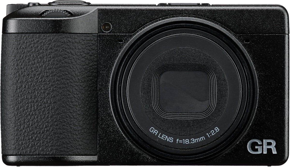 Ricoh GR IV HDF compact camera front view