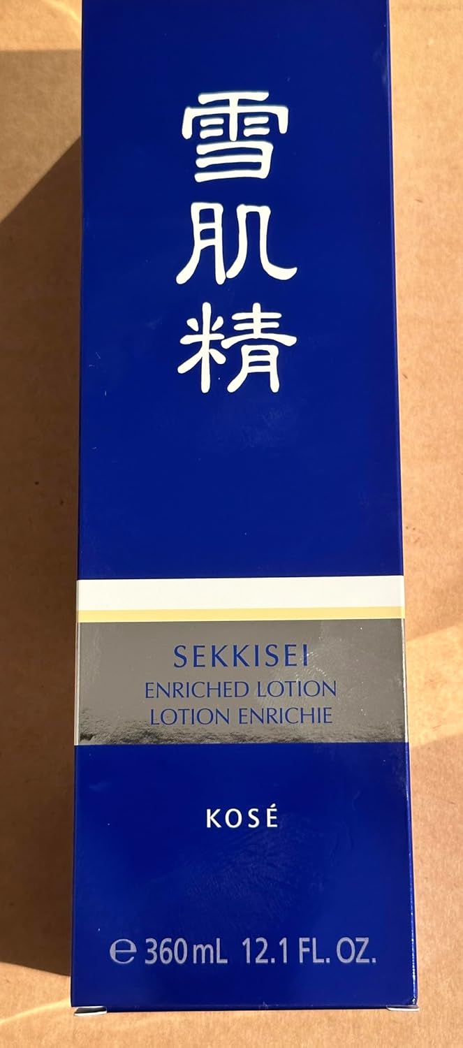 Sekkisei Lotion Enriched retail box with the 360 ml label