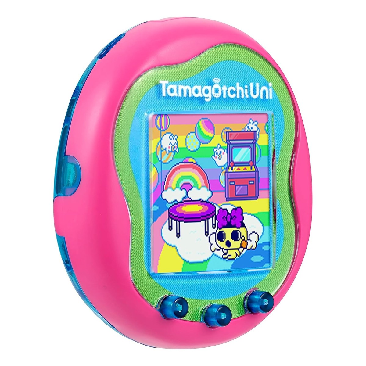 Tamagotchi Uni Pink device with color screen